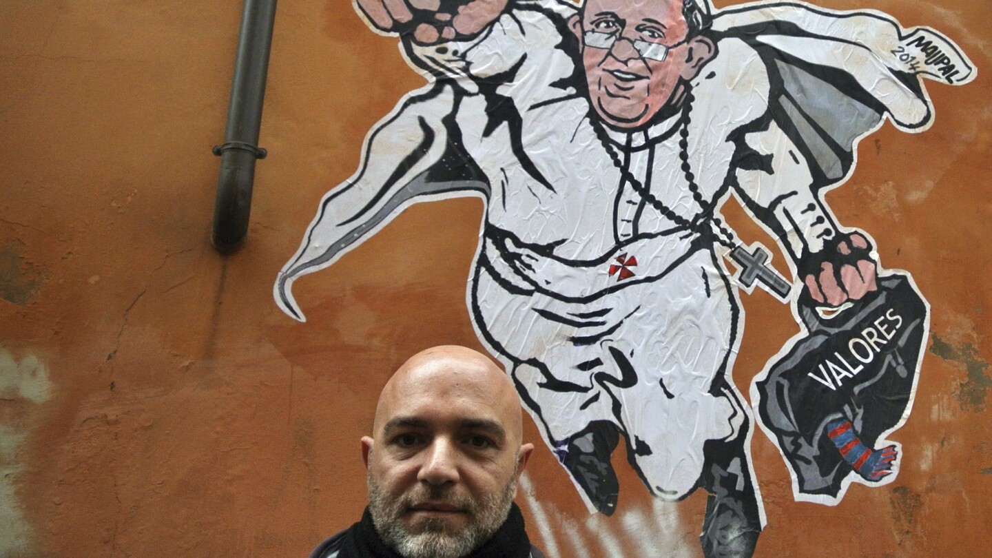 Artista callejero del 'Super Papa' recibe un nuevo sello de consentimiento del Vaticano